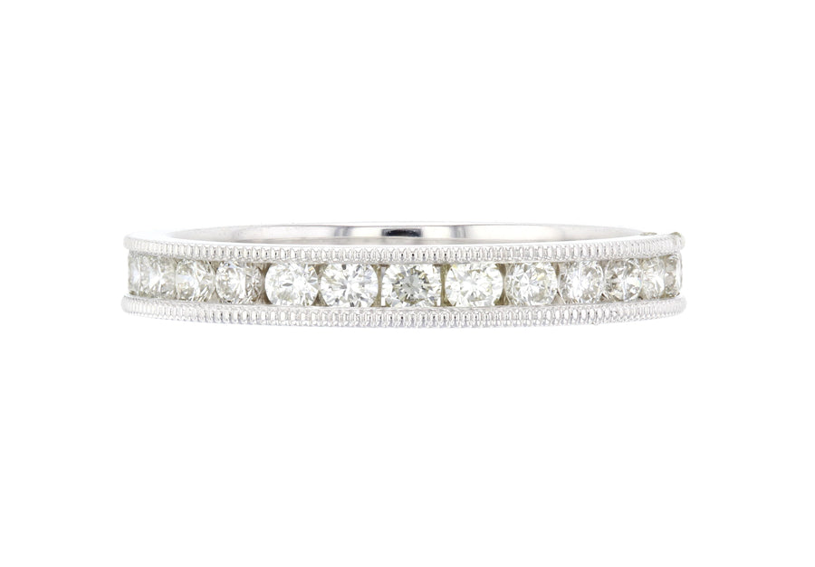 Milgrain Diamond Eternity Band L2590