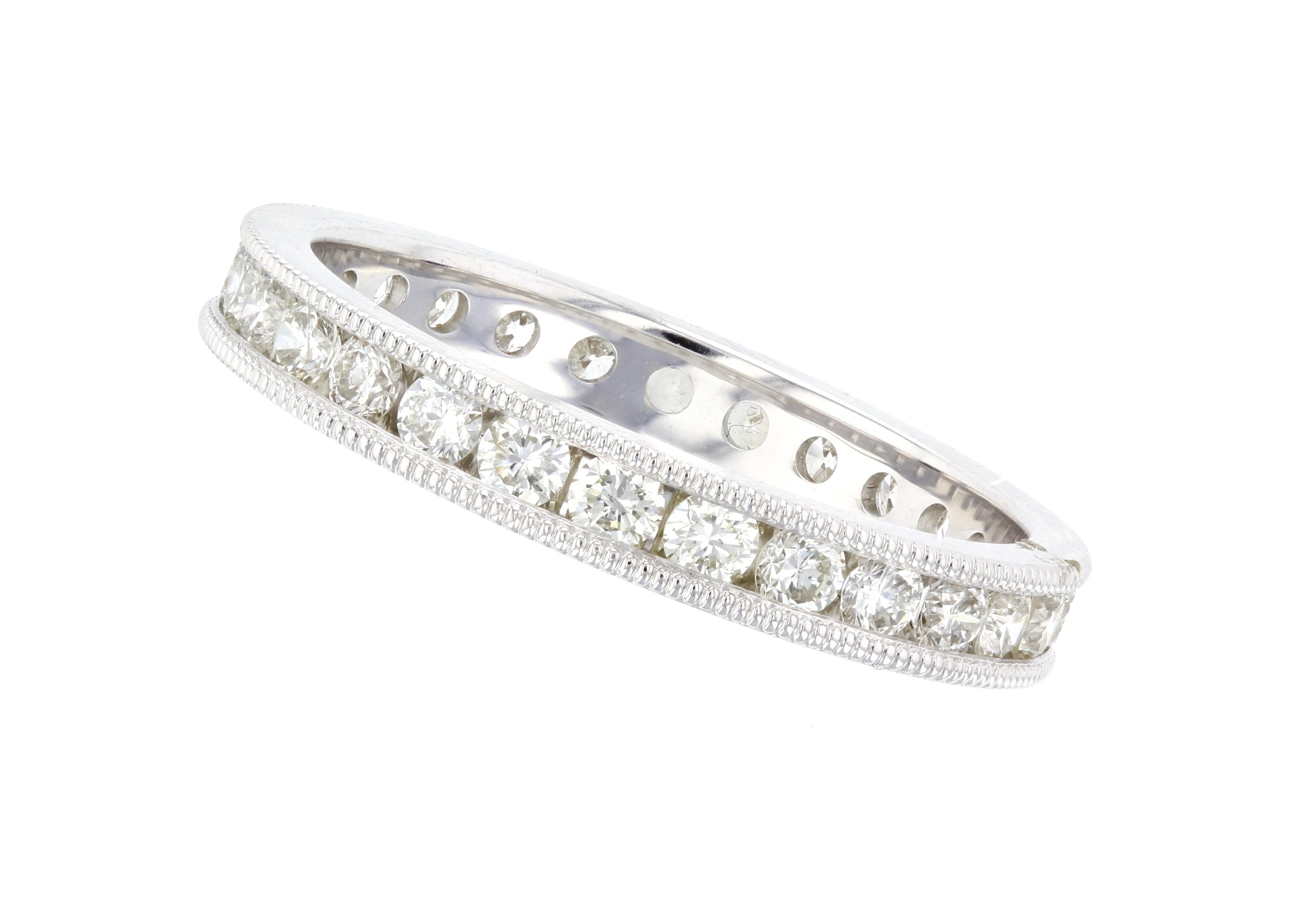 Milgrain Diamond Eternity Band L2590