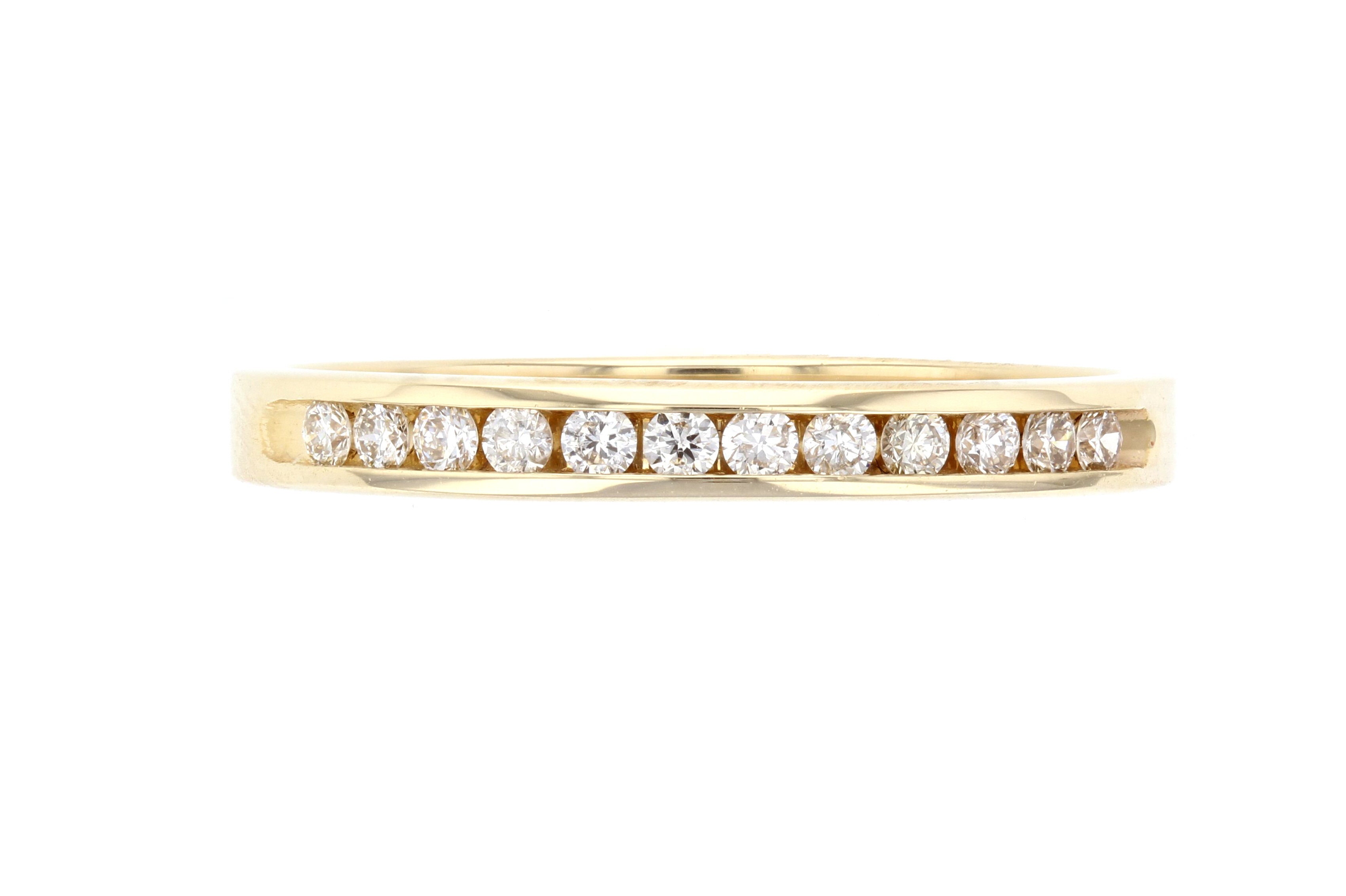 Channel-Set Diamond Wedding Band L3640 Series