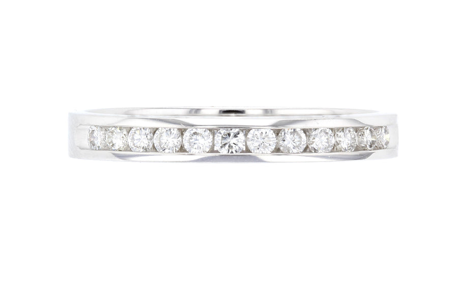 Channel-Set Diamond Wedding Band L3640 Series