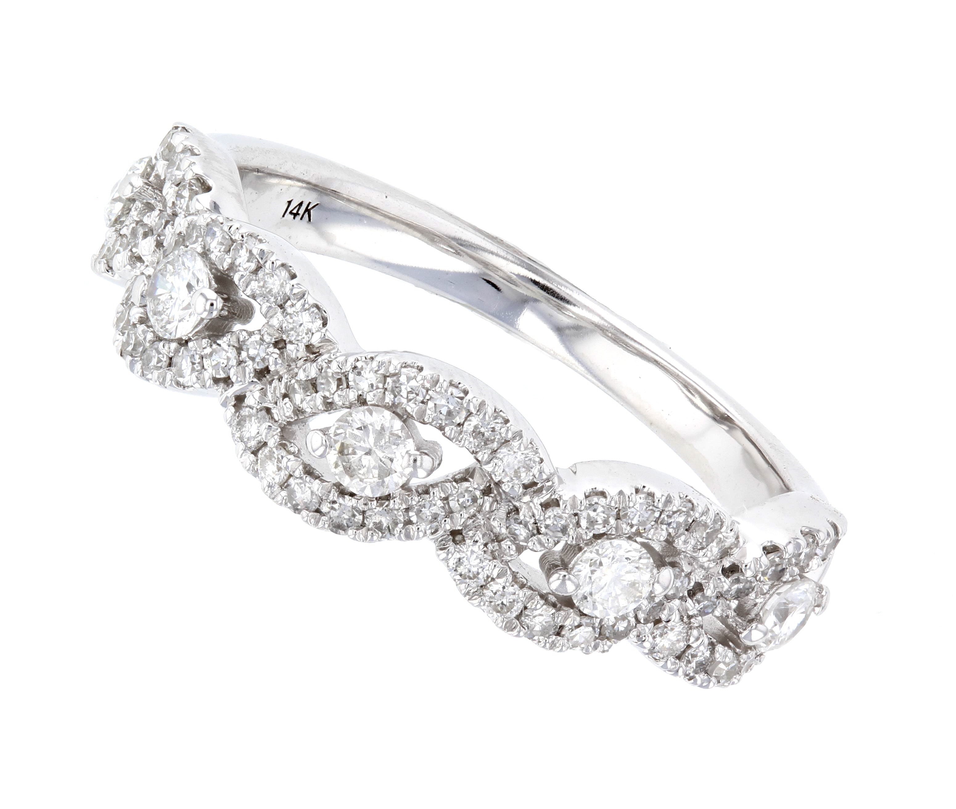 Interlaced Diamond Fashion Ring L3763