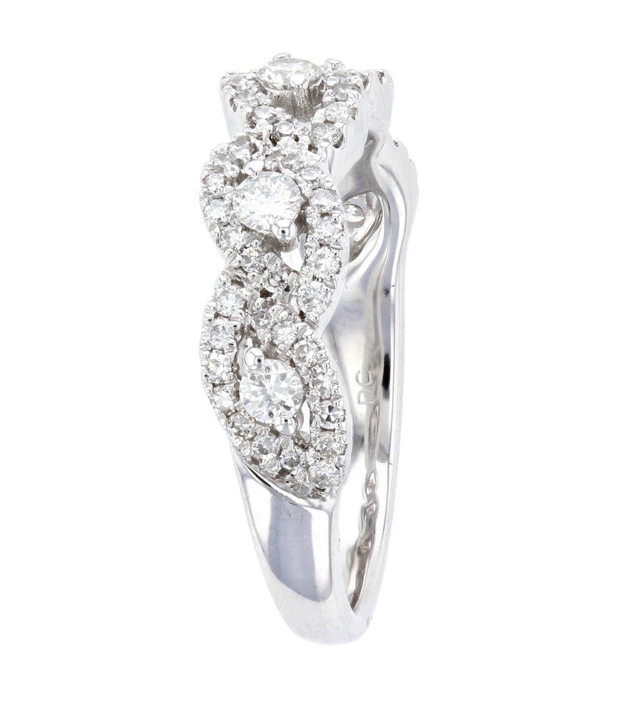 Interlaced Diamond Fashion Ring L3763