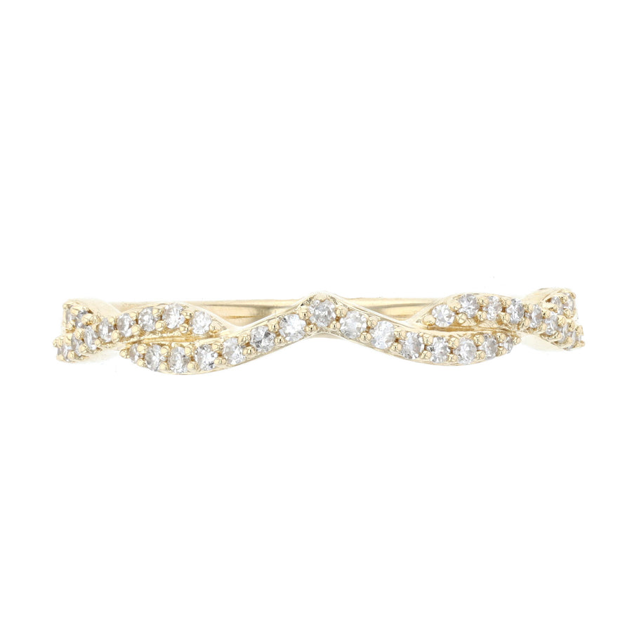 Chevron Twist Diamond Ring L3876