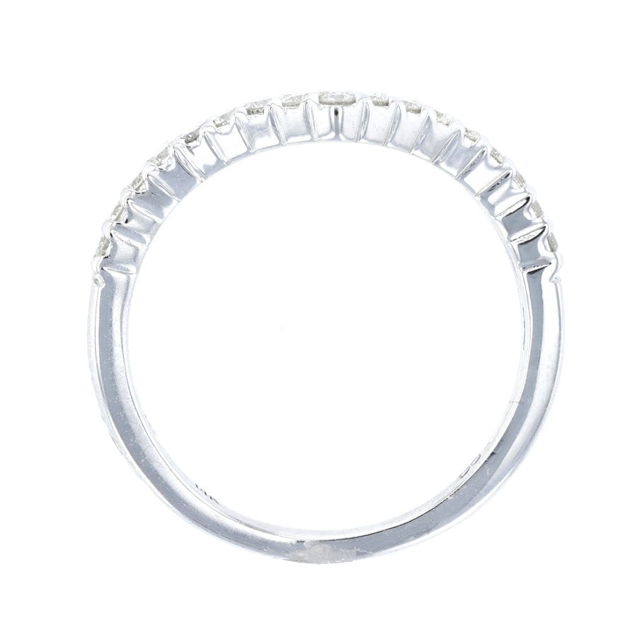 Chevron Milgrain Diamond Ring L3878
