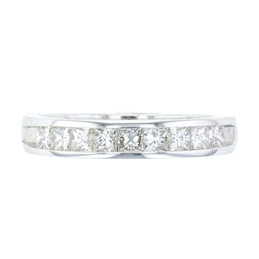Princess Cut Channel-set Diamond Wedding Band L6656