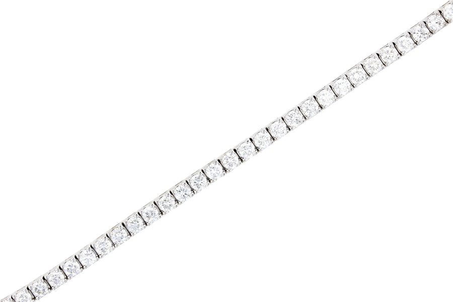 Diamond Tennis Bracelet with Hidden Clasp - The Brothers Jewelry Co.