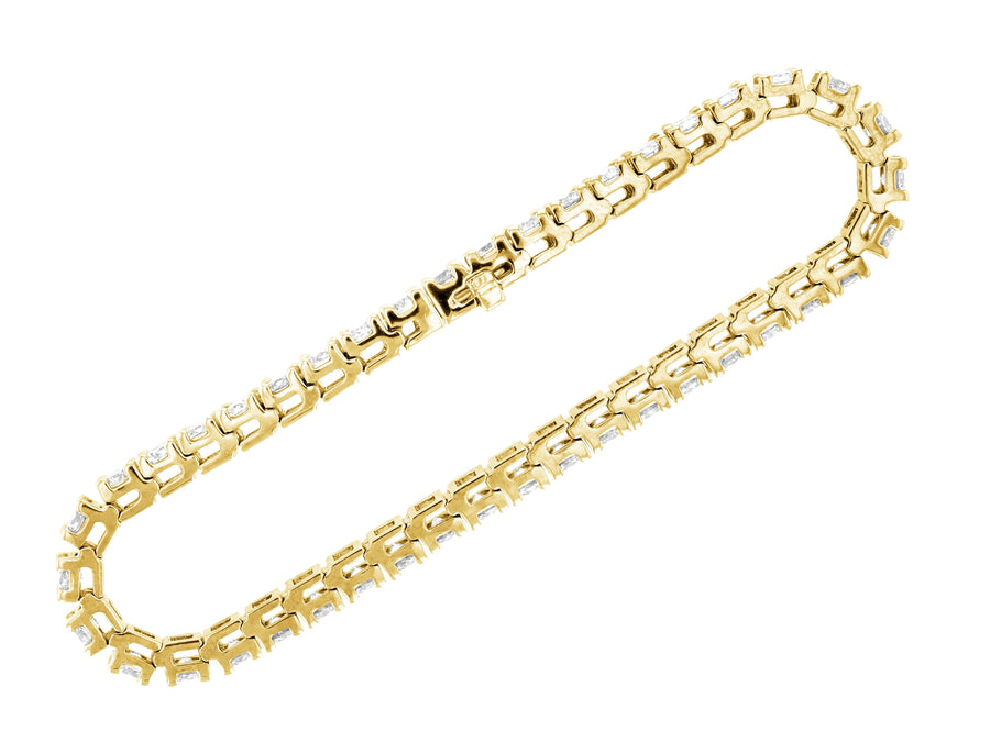 Diamond Tennis Bracelet with Hidden Clasp - The Brothers Jewelry Co.