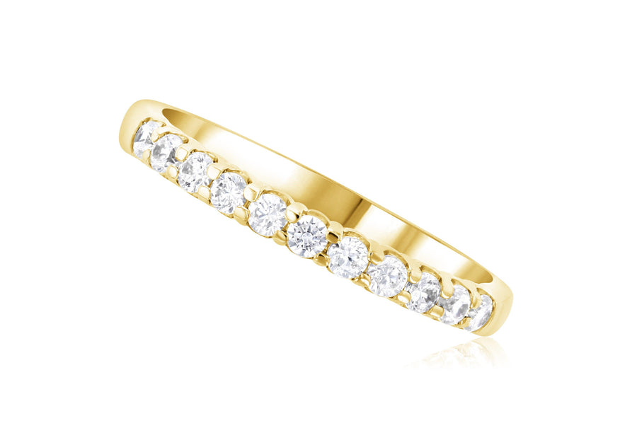 Pavé Diamond Wedding Ring - The Brothers Jewelry Co.