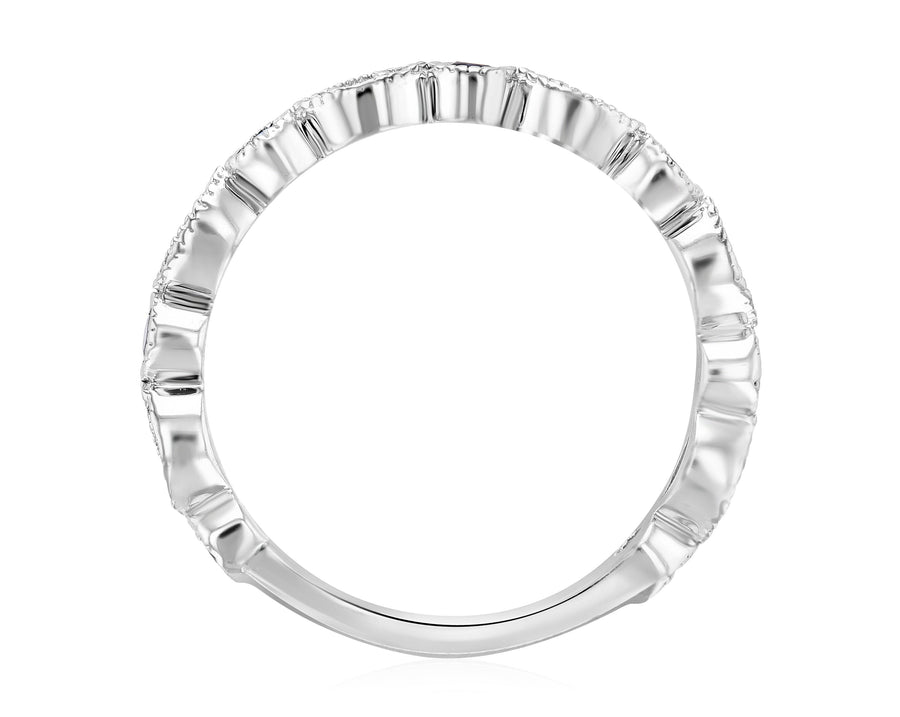 Diamond and Sapphire Infinity Fashion Ring (.50 ct. tw.) - The Brothers Jewelry Co.