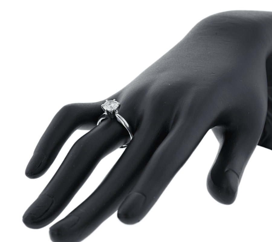 Six Prong Diamond Solitaire Engagement Ring - The Brothers Jewelry Co.