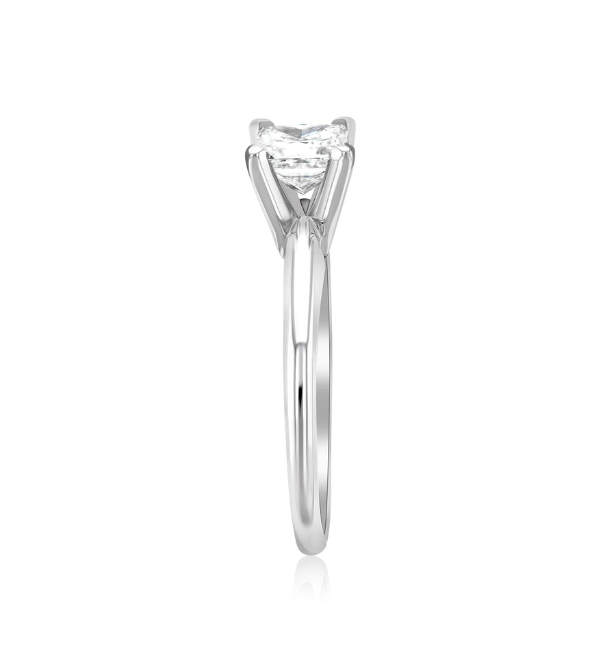 Princess Cut Diamond Solitaire Engagement Ring - The Brothers Jewelry Co.