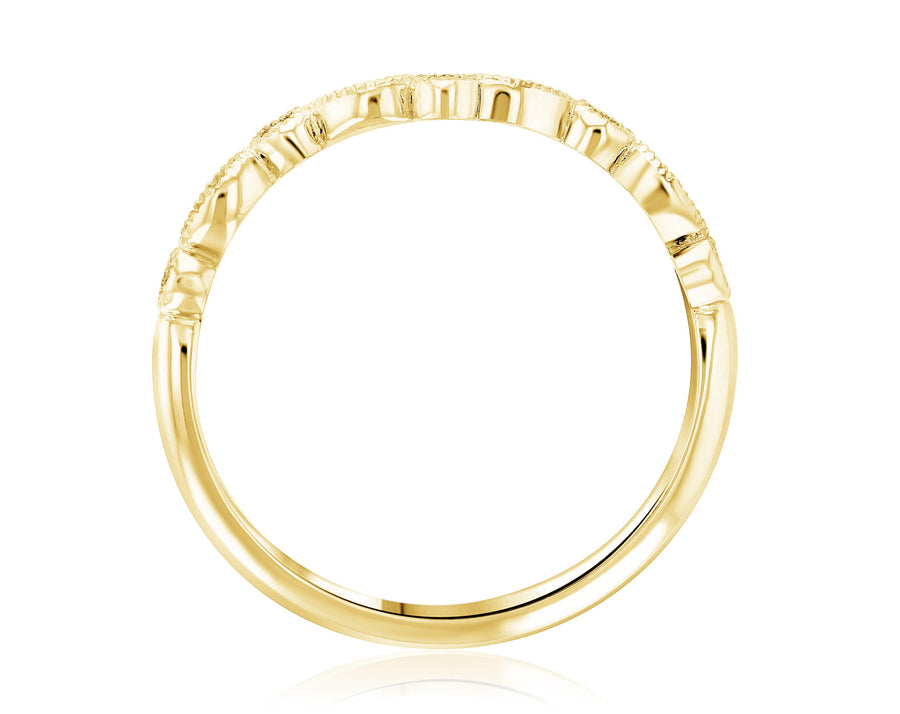 Chevron Infinity Diamond Ring (.14 ct. tw.) - The Brothers Jewelry Co.