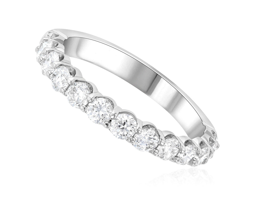 Shared Prong Diamond Wedding Ring (1.08 ct. tw.) - The Brothers Jewelry Co.