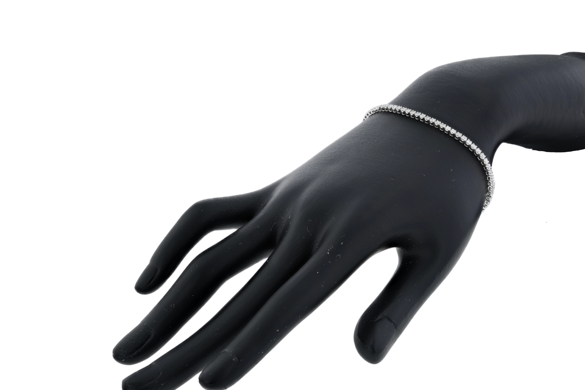 Petite Diamond Tennis Bracelet 14kt White Gold