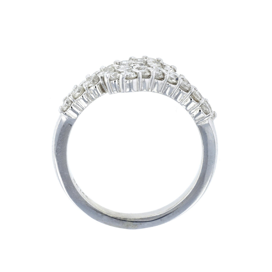 Diamond Double Twist Crossover Fashion Ring L3856