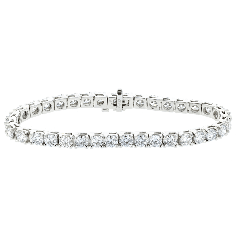 Diamond Tennis Bracelet with Hidden Clasp - The Brothers Jewelry Co.