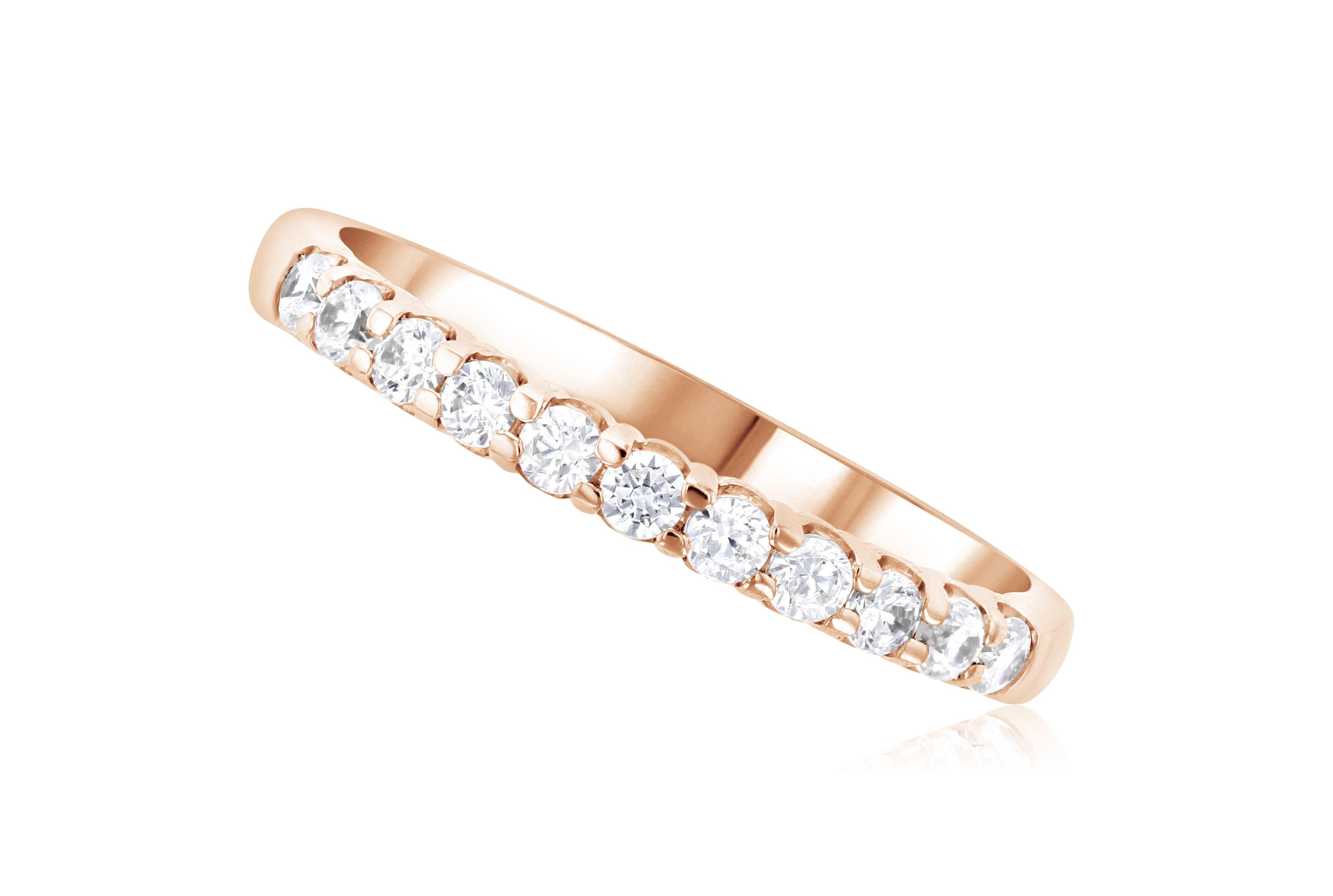 Pavé Shared Prong Diamond Wedding Ring L2690 Series – Don