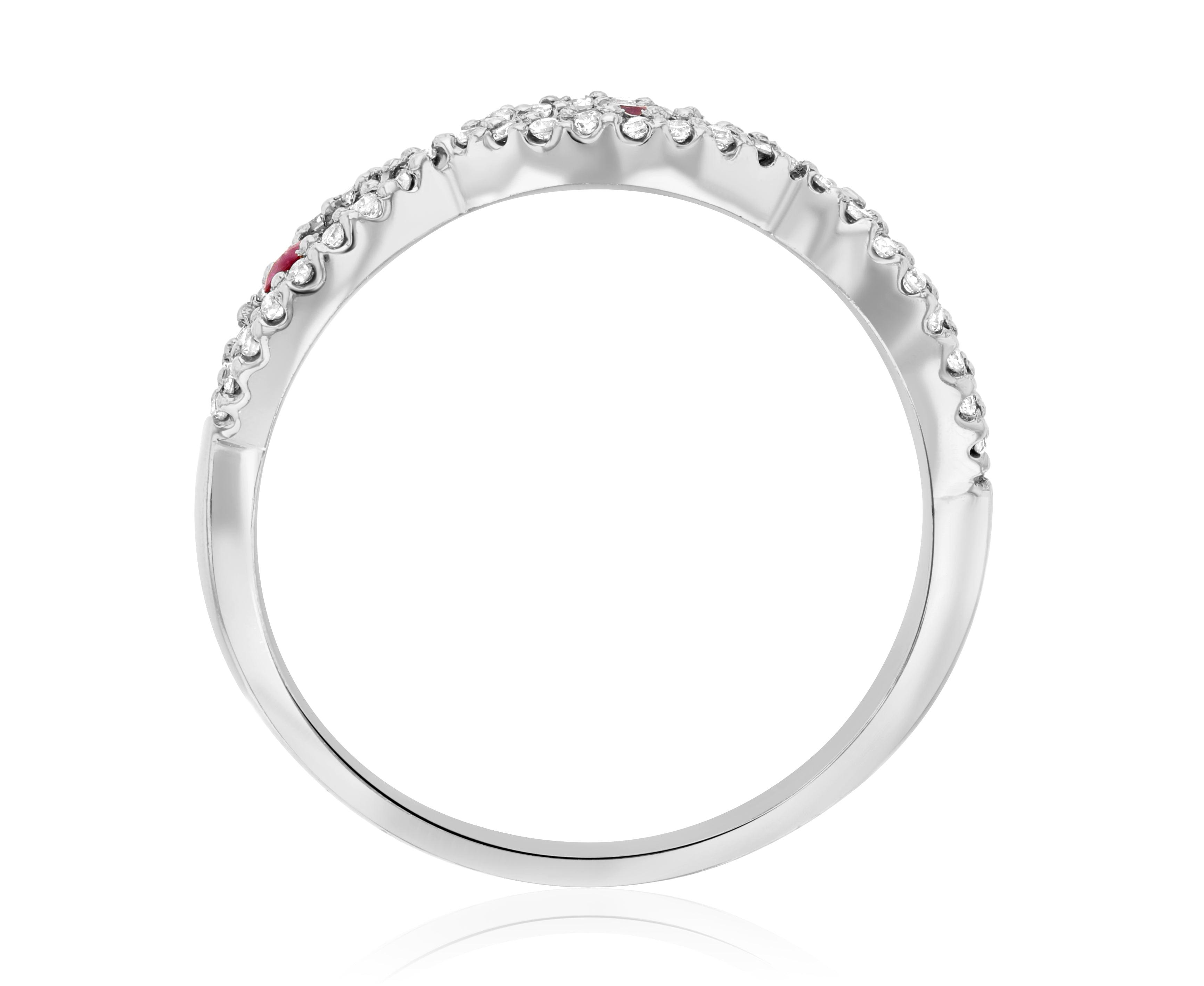 Diamond and Ruby Infinity Fashion Ring L3591R – Don Conkey and Sons