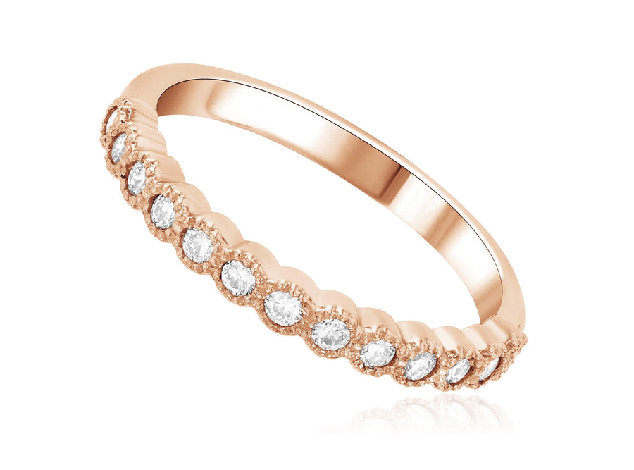 Petite Diamond Wedding Ring (.27 ct. tw.) - The Brothers Jewelry Co.