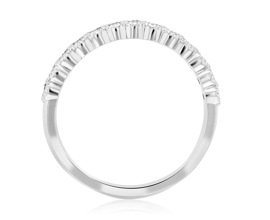 Petite Diamond Wedding Ring (.27 ct. tw.) - The Brothers Jewelry Co.