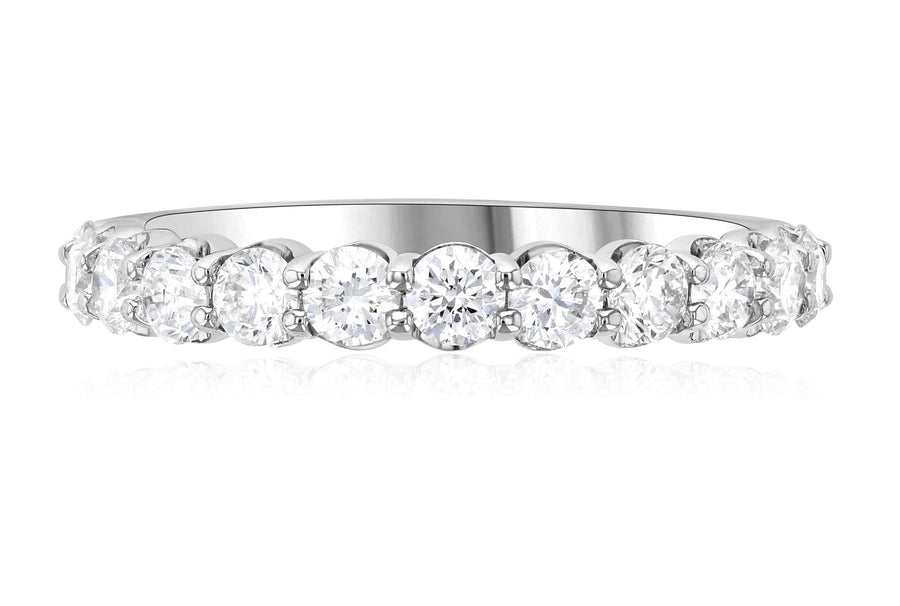 Shared Prong Diamond Wedding Ring (1.08 ct. tw.) - The Brothers Jewelry Co.