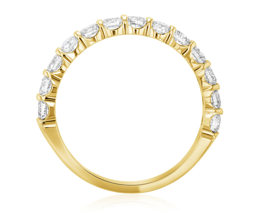 Shared Prong Diamond Wedding Ring (1.08 ct. tw.) - The Brothers Jewelry Co.